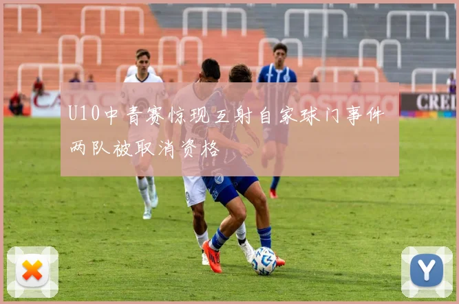 U10中青赛惊现互射自家球门事件 两队被取消资格
